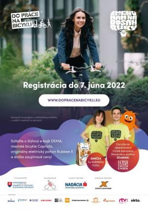 Kampaň Do práce na bicykli 2022 - Prihláste sa!