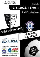 Pozvánka na zápas Spartak Myjava - FK Dubnica nad Váhom