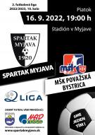 Zápas Spartak Myjava - MŠK Považská Bystrica
