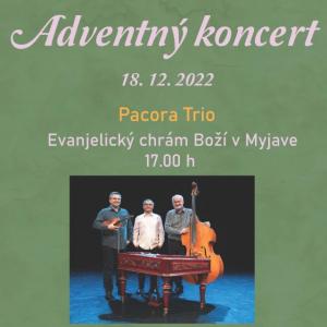 Štvrtý adventný koncert na Myjave.