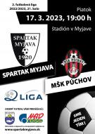 Zápas Spartak Myjava - MŠK Púchov