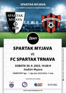 Pozvánka na zápas žien Spartak Myjava - FC Spartak Trnava.