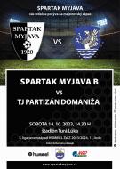 Futbalový zápas Spartak Myjava B - TJ Partizán Domaniža