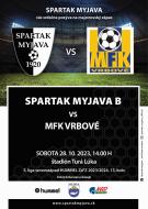 Spartak Myjava B - MFK Vrbové