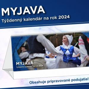 Nový stolový kalendár MYJAVA na rok 2024.