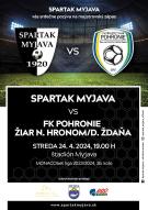 Futbalový zápas Spartak Myjava - FK Pohronie