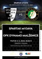 Futbalový zápas Spartak Myjava - OFK Dynamo Malženice