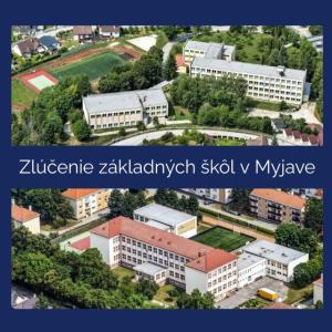 Zlúčenie základných škôl v Myjave.