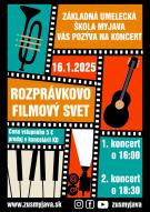 Rozprávkovo-filmový svet ZUŠ Myjava.