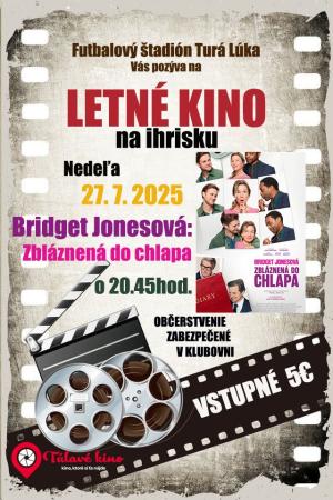 Bridget Jones: Zbláznená do chlapa prichádza do letného kina na Turú Lúku