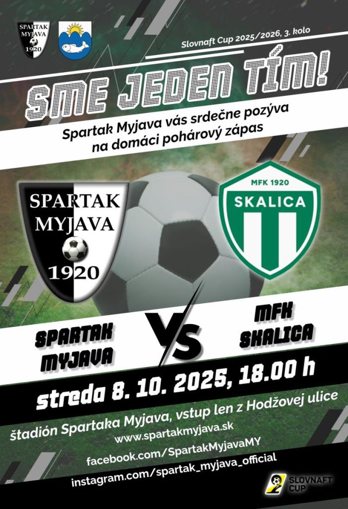 Spartak Myjava - MFK Skalica