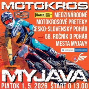 Prvomájový motokros na Myjave.