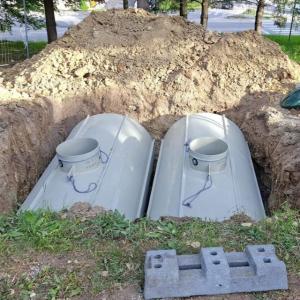 Vodozádržné opatrenia pre Gazdovský dvor a Dom smútku.